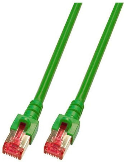 Patchcord Rj45 S Ftp Cat 6 Lszh Green 3m