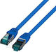 Patch Cord Securitynet S/FTP Cat.6a Blue 5m LSZH PC-6ASFTPLSZH-BU5