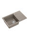 Steiner Drop-In Sink Synthetic Granite W78xD50cm Brown