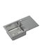 Steiner Ένθετος Νεροχύτης Inox με Μπαταρία Μ78xΠ44cm Γκρι