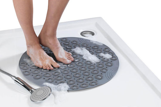 Maximex Bath Mat Round Gray 55x55cm