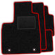 Set Velour Mats Fitting Audi 80 B4 Coupe 1990-2000 Red Edging