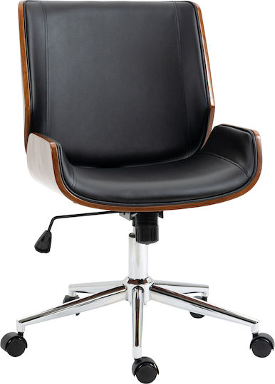 Vinsetto Vinsetto Bürostuhl Schwarz & Dunkelbraun