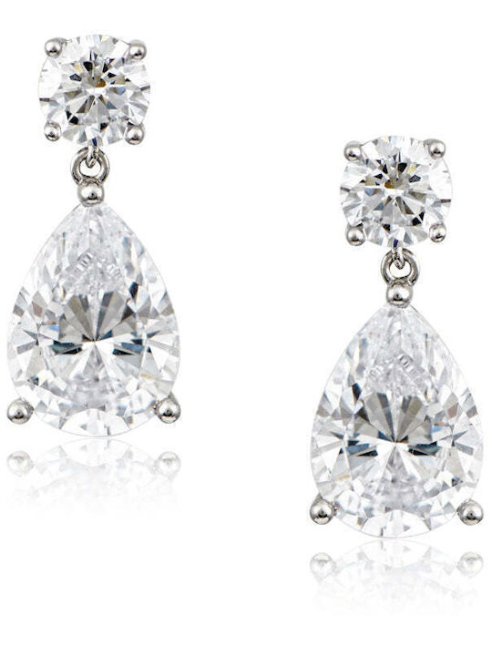 Rubini Earrings made of Silver with Stones