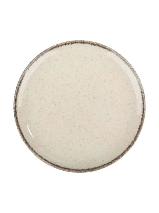 Kutahya Porselen Mood Plate Desert made of Porcelain Beige with Diameter 15cm
