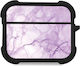 Sonique Marble Series Case Silicone in Purple c...