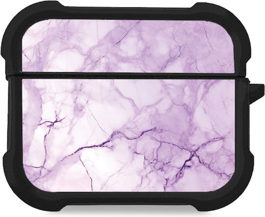 Sonique Marble Series Case Silicone in Purple color for Apple AirPods Pro