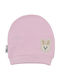Kinder Mütze Stoff Rosa