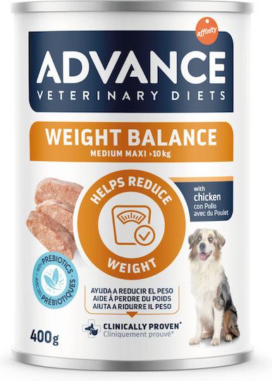 Advance Hrană Umedă pentru Pui în Conservă Dietetică cu Pui și Carne Dietetică 6x400gr