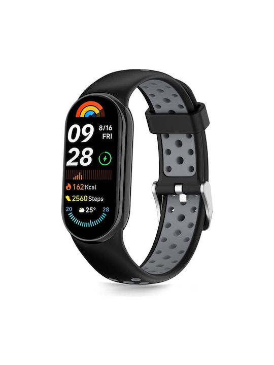 Tech-Protect ICONBAND Tragbare Bänder Schwarz / Grau Für Smart Band 8 / Smart Band 9 / Smart Band 10 Tech-Protect ICONBAND Tragbare Bänder Schwarz / Grau Für Smart Band 8 / Smart Band 9 / Smart Band 10