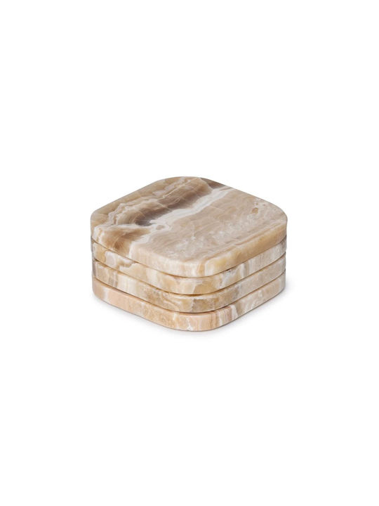 Design Is This Rund Untersetzer Stein Beige 10cm 4Stück