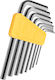 Deli Set Allen Wrenches Dl230008 L-Shaped 1.5-6mm 8 Pieces Dl230008