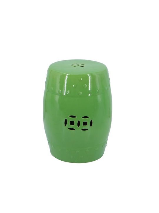 Stool For Living Room Ceramic Zella Green 33x33...