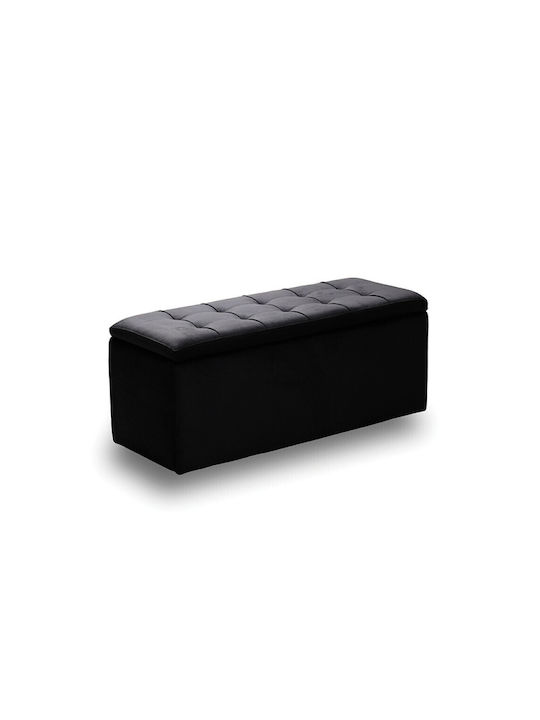 Lido Dining Room Velvet Chair Black 101x41x42cm