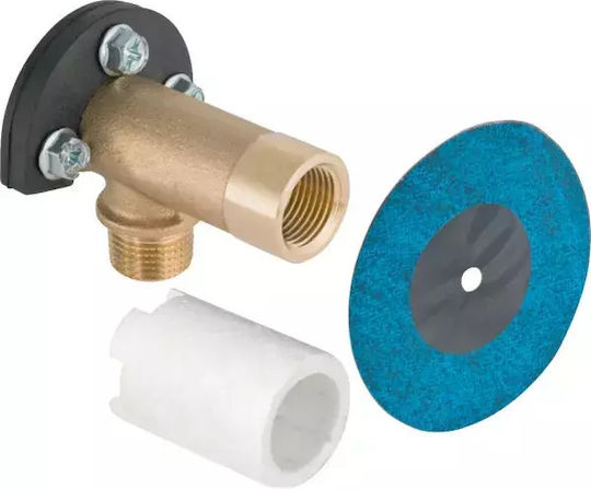 Geberit – Γωνία Σύνδεσης Geberit Mepla 90° Εξωτερικό Σπείρωμα Masterfix 1/2” Βάση