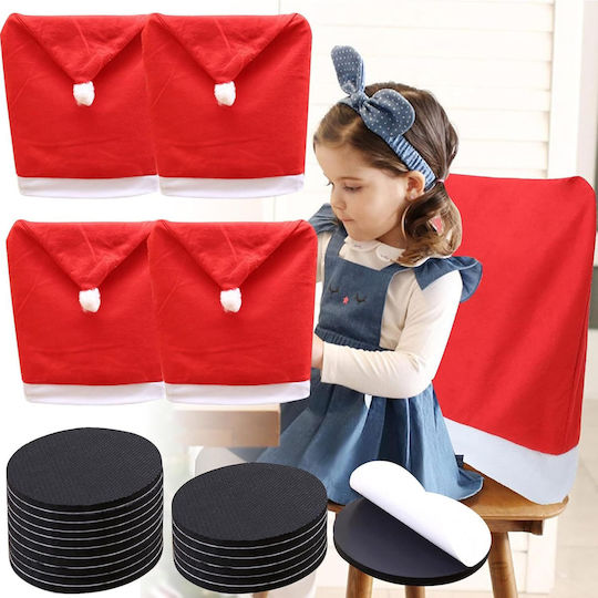 Weihnachtliche Tischgeschirr & Weihnachtlicher Schmuck Stuhlbezug Rote 4 Stück Weihnachtliche Tischgeschirr & Weihnachtlicher Schmuck Stuhlbezug Rote 4 Stück