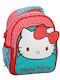 Gim Backpack School Bag Kindergarten with Water Bottle Holder Hello Kitty Sweetheart 24 x 12 x 31cm 2025