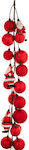 Iliadis Weihnachtliche Girlande Plastik Rot 90x...