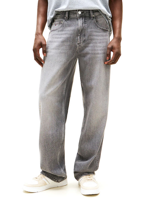 Tommy Hilfiger Ανδρικό Παντελόνι Τζιν Relaxed Fit Straight Ανθρακί