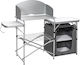 Costway Τραπέζι Αλουμινίου για Camping Πτυσσόμενο 146x46x112cm