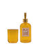 Marva Glass Yellow Bathroom Accessory Set