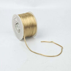 Satin Lace 2mmx50m Gold Satin Lace 2mmx50m Gold