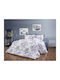 Dimcol Duvet Cover Single 160x240 Veroniki 486 White-blue