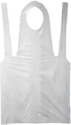 Open Care Unisex Ρούχο Γιατρών / Νοσηλευτών Λευκό μιας Χρήσης 100τμχ