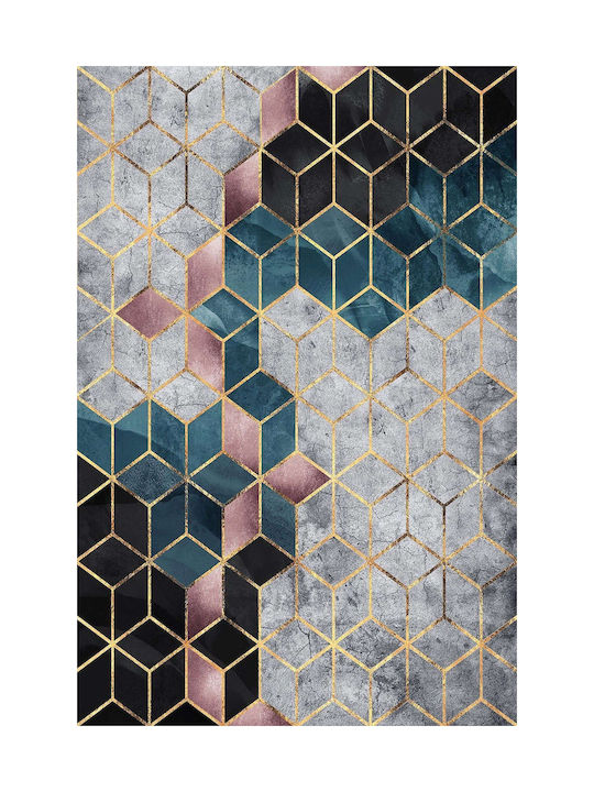 Conceptum Hypnose Hmnt Rug Rectangular Petrol-gold