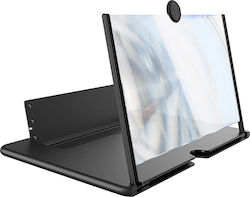 Avizar 12-inch 3d Screen Amplifier Smartphone Foldable Hd Lens Black