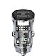 Eko Car Charger 15w Dual Port Usb-a Quickcharge 3.0 Transparent Black