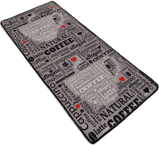 Conceptum Hypnose Fincan 882 Kitchen Mat Runner Black-white 80x150εκ.