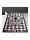 Conceptum Hypnose Drink 882 Kitchen Mat Runner Black-cream 80x120εκ.
