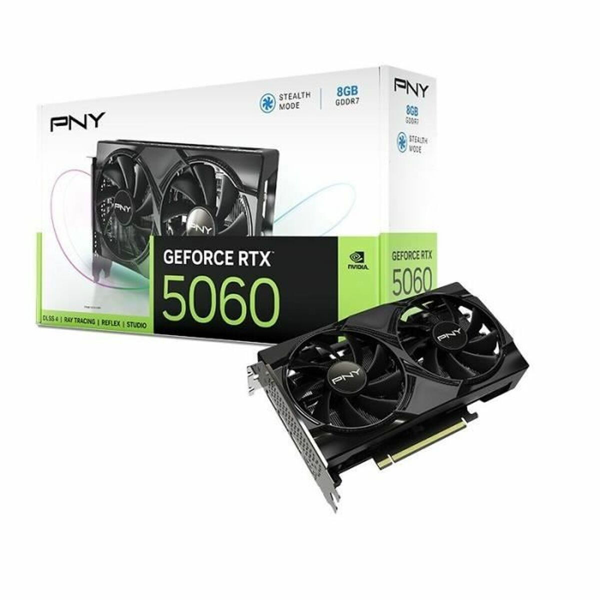 PNY GeForce RTX 5060 8GB GDDR7 Dual Fan Κάρτα Γραφικών