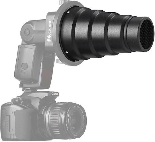 Falcon Eyes Snoot Grid Hot Shoe Flash Universal Adapter