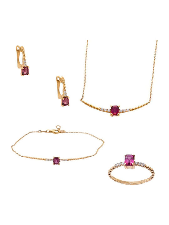 Gatsa Jewelry Set Made of 14K Gold Gatsa Jewelry Set Made of 14K Gold