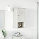 vidaXL Bathroom Cabinet Laundry L37xW34xH71.5cm White