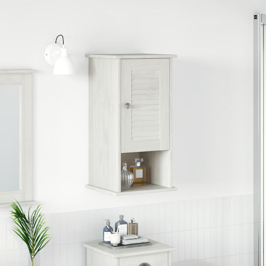 vidaXL Bathroom Cabinet Laundry L37xW34xH71.5cm White