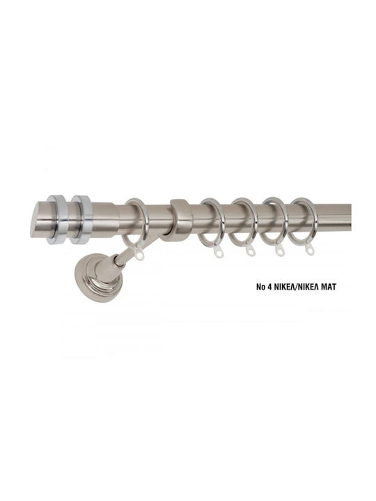 Import Hellas Metallisch Vorhangstange No4 Dopp...