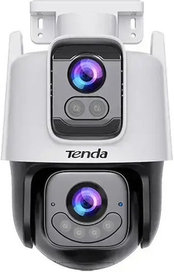 Tenda Wireless IP Dual Κάμερα Παρακολούθησης Wi-Fi Full HD+ 3MP Αδιάβροχη με Μικρόφωνο και Φακό 4mm