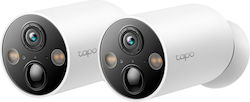 TP-LINK Σύστημα Παρακολούθησης Tapo C425 2 Ασύρματων Καμερών IP 4MP