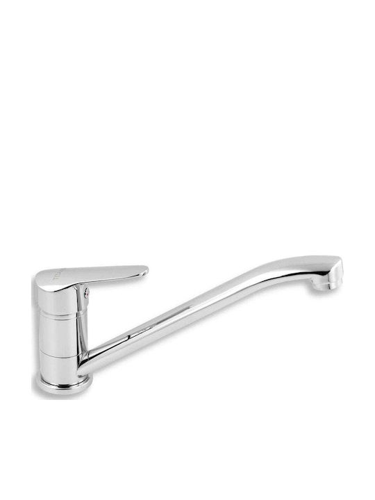 Iris Kitchen Faucet Counter Silver