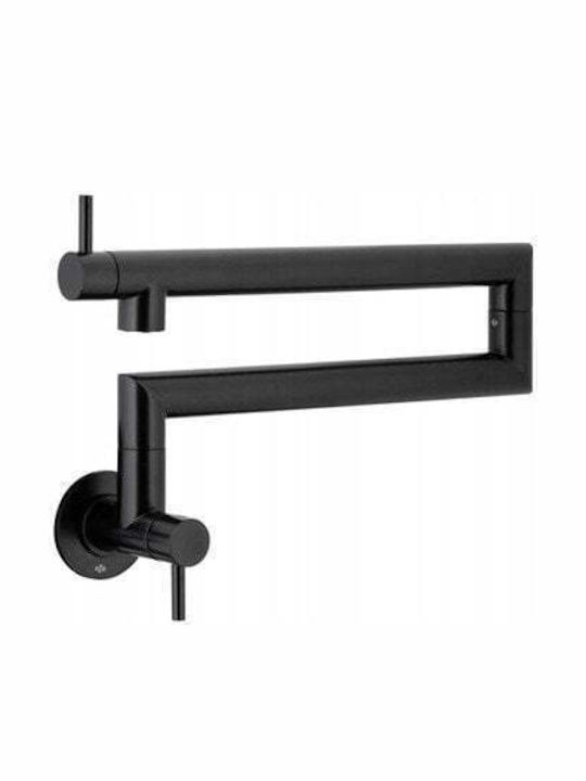 KFA Küchenarmatur Wand Schwarz