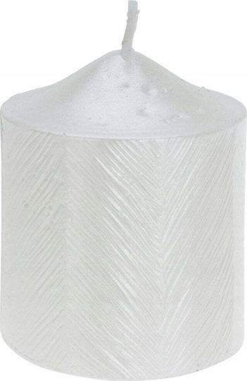 Home Styling Collection Διακοσμητικό Κερί Μεταλλικό Σχέδιο 5 X 6 Εκ
