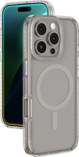 AmazingThing 360 Full Cover Σιλικόνης / Πλαστικό Γκρι (iPhone 16 Pro)
