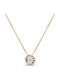 Ortaxidis Colier din Aur roz 18k cu Diamant