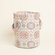 Beauty Home Baptism Cloth Box Bag Indian Circles 43x30cm