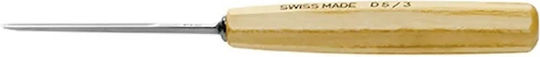 Pfeil D 5/3 Medium Size Woodcarving Chisel Straight Blade Slightly Hollow Edge 3mm