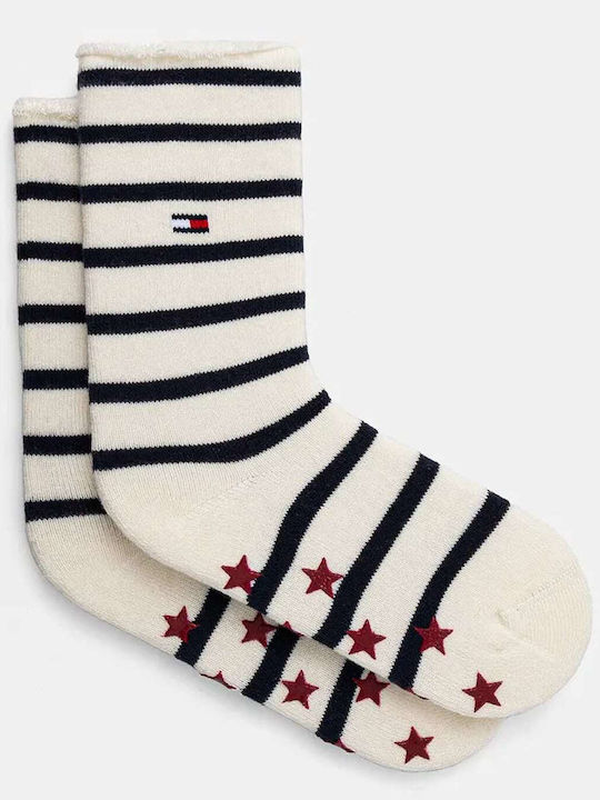 Tommy Hilfiger Șosete pentru Copii Ecru