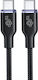 Tb Energy USB 3.2 Cable USB-C male - USB-C 60W PD Μαύρο 1.5m